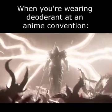 meme anime tentang deodoran