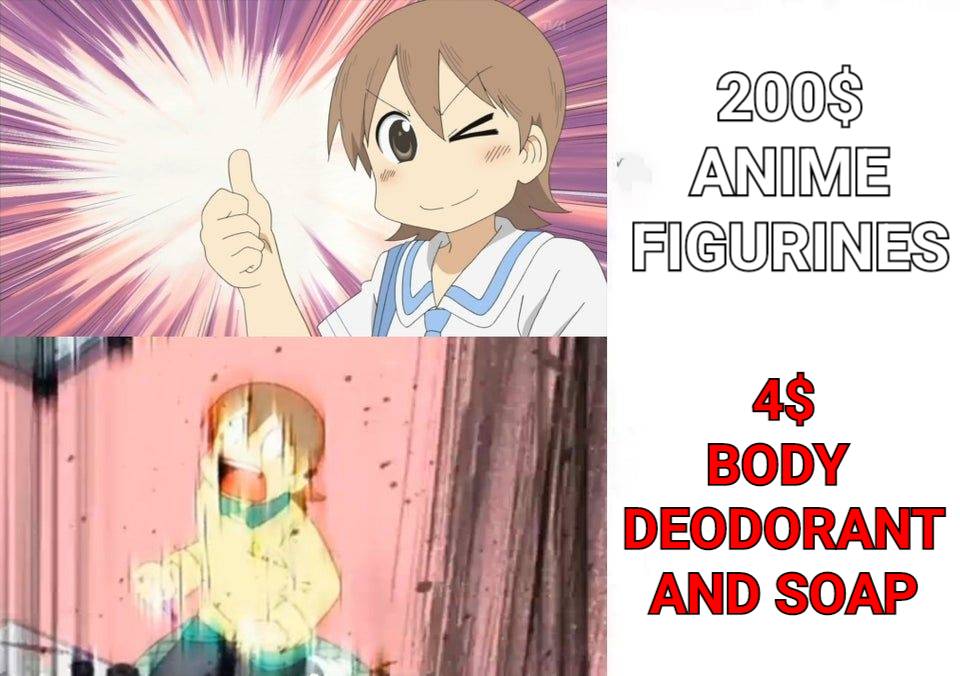 meme anime tentang deodoran