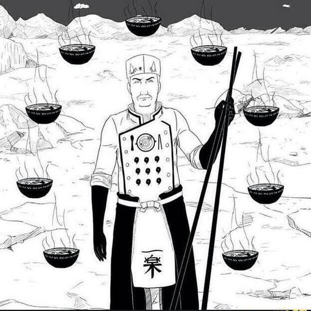 meme Teuchi dari anime Naruto