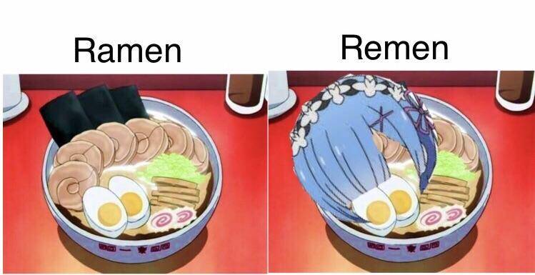 meme anime tentang ramen 