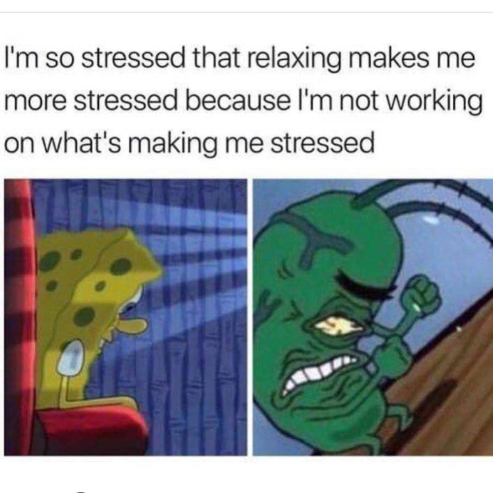meme SpongeBob tentang kecemasan (reddit.com/user/tarek122)