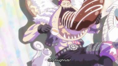 meme One Piece tentang donat
