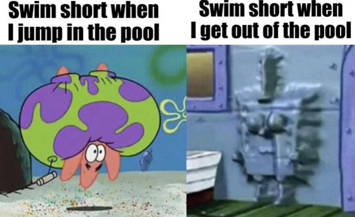 meme SpongeBob tentang kolam renang (reddit.com/user/TopicalBass27)
