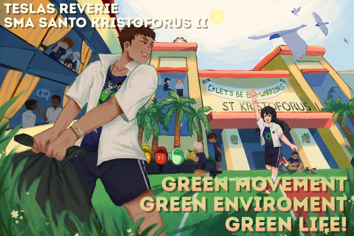 SMA Santo Kristoforus II Mading Digital