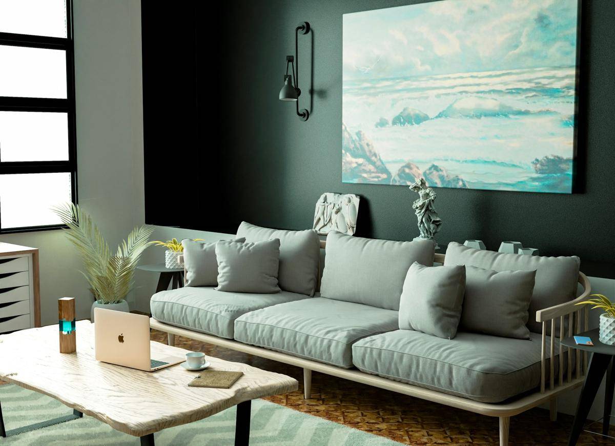 Ilustrasi warna millennial green (unsplash.com/Omar Shabana)