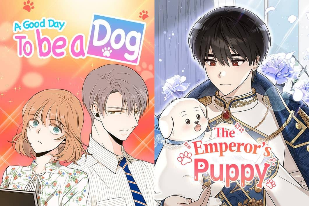 A Good Day to be a Dog (kiri) | The Emperor's Puppy (kanan)