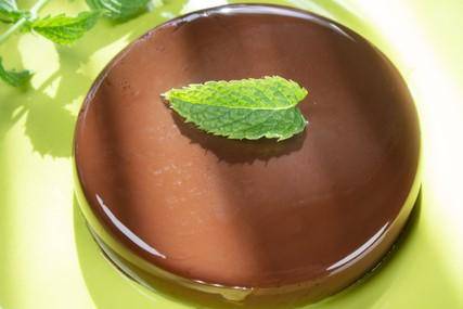 ilustrasi puding brownies