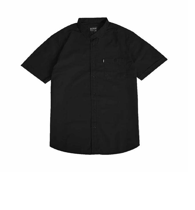 Rown Division Kemeja Guille Black | TC031 (shopee.co.id/Rown Division Official Shop)