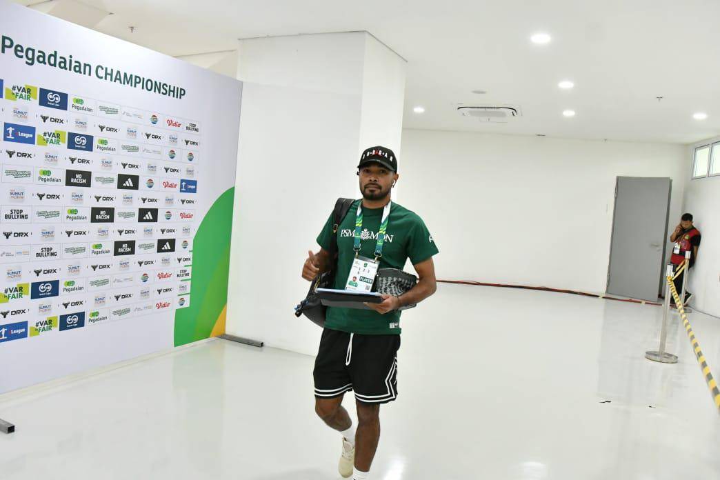 Pemain anyar PSMS Rifal Lastori saat bersua Persekat Tegal (dok.PSMS)