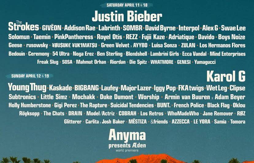 daftar lineup Coachella 2026