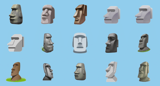 Emoji 🗿 Artinya