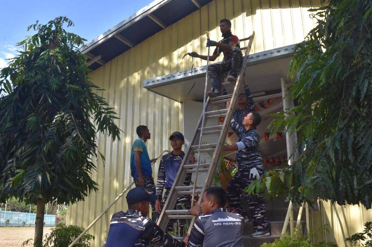 TNI AL gelar bakti sosial di Papua Nugini