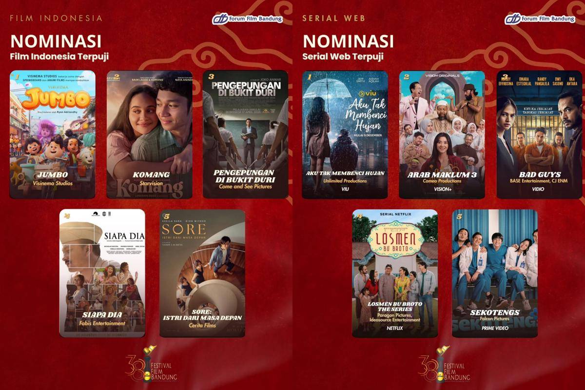 Nominasi Festival Film Bandung 2025