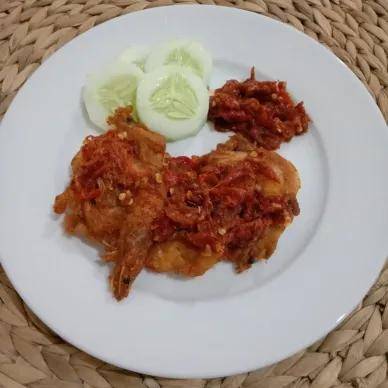 Resep Sambal Penyetan Udang