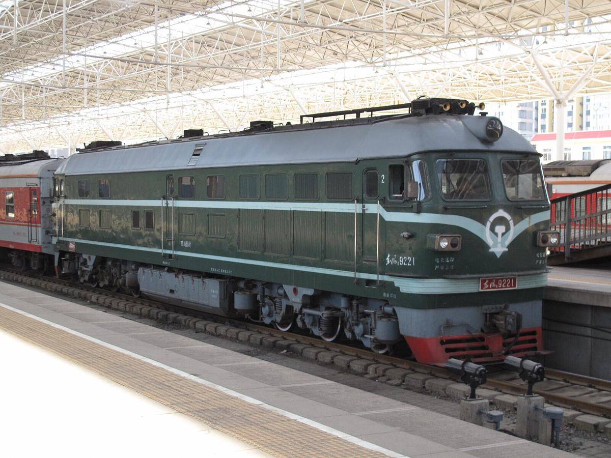 ilustrasi kereta di Beijing North Railway Station