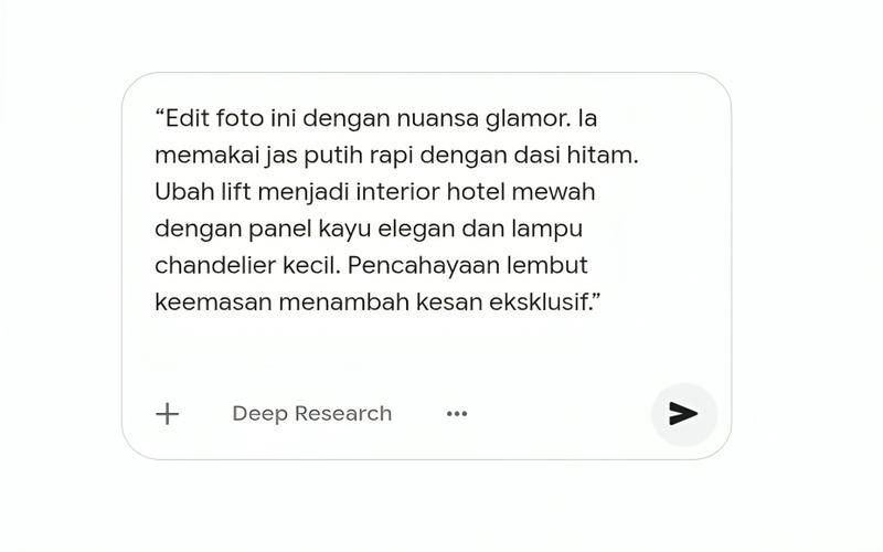 cara edit foto pakai jas di lift dengan Gemini AI