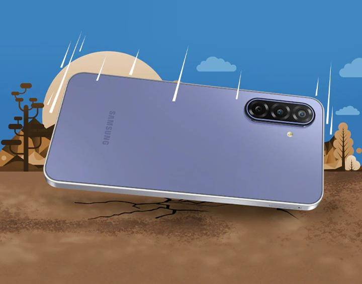 tampilan sisi belakang Samsung Galaxy F17 5G