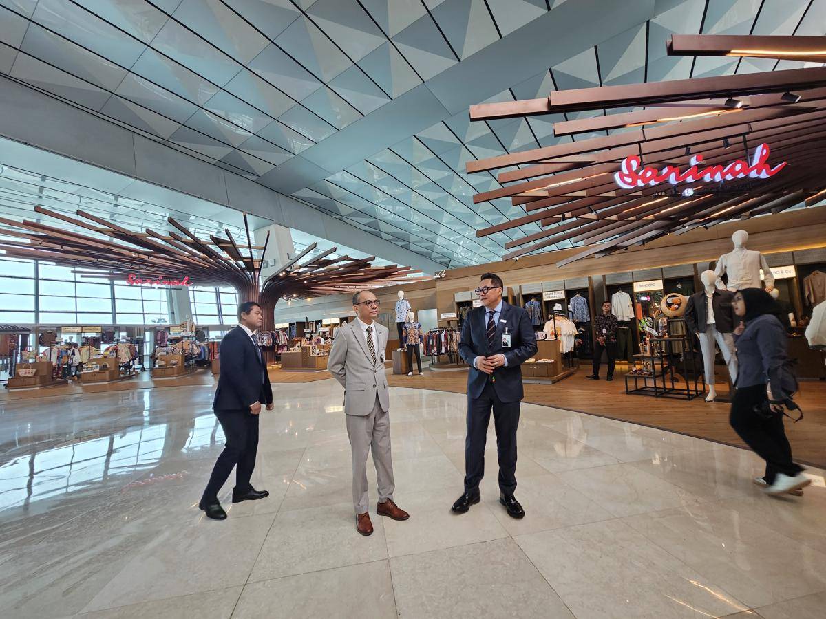 Wakil Direktur InJourney Airports, Achmad Syahir di Bandara Soekarno-Hatta (IDN Times/Maya Aulia Aprilianti)