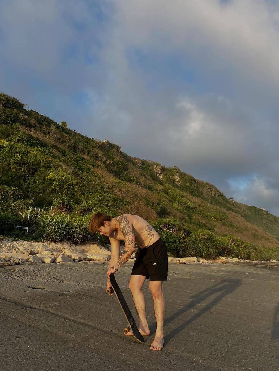 potret liburan Zelo B.A.P di Bali (instagram.com/byzelo)