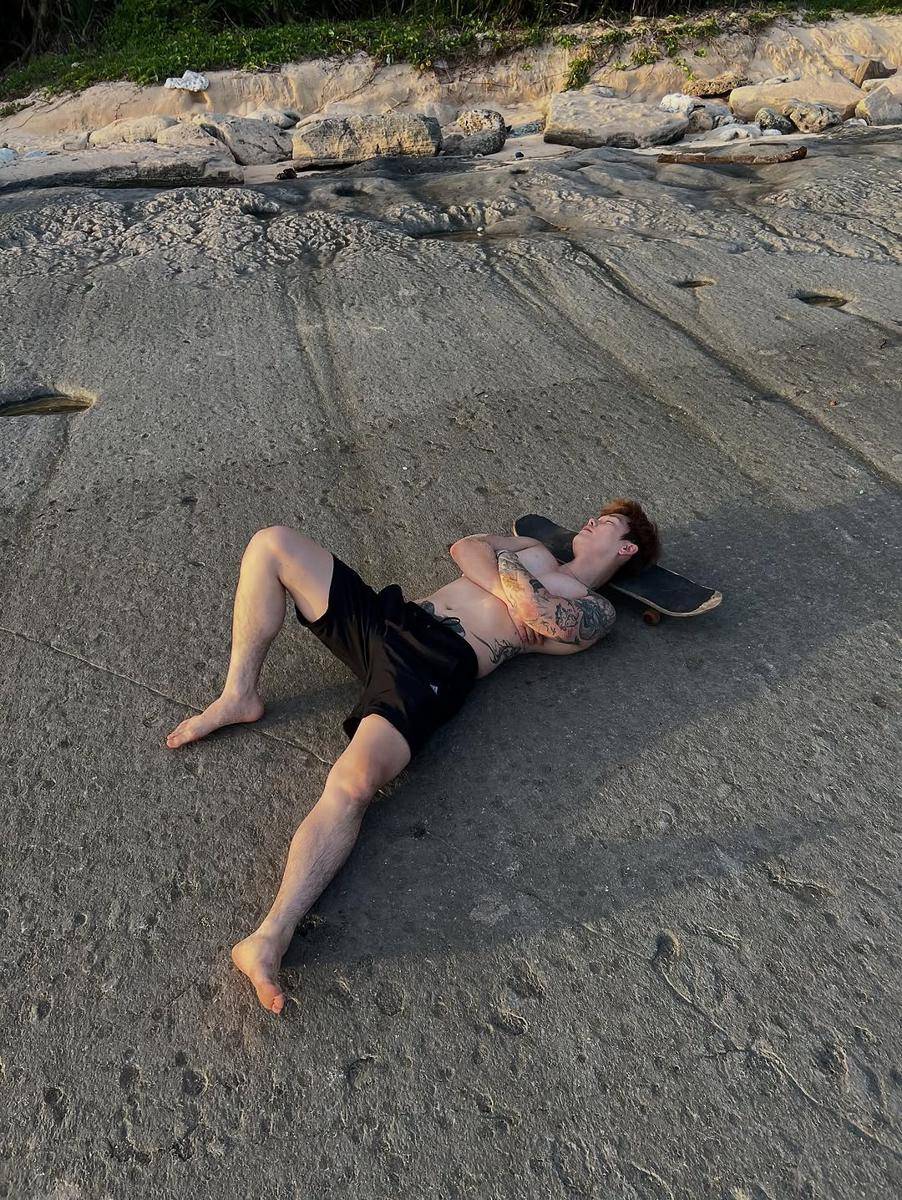 potret liburan Zelo B.A.P di Bali (instagram.com/byzelo)