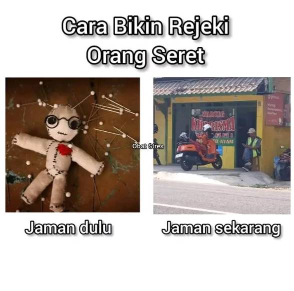 meme tukang parkir