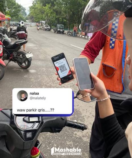 meme tukang parkir