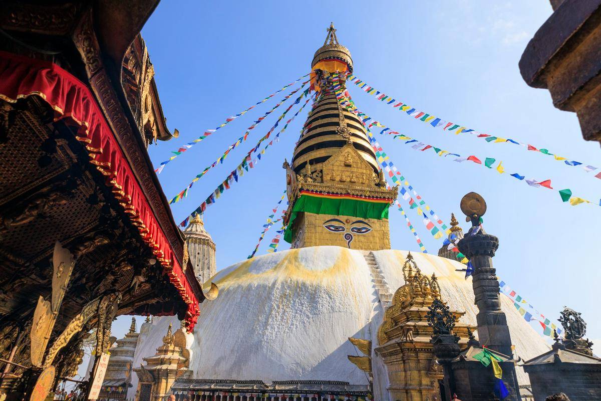 potret Kota Kathmandu, Nepal 