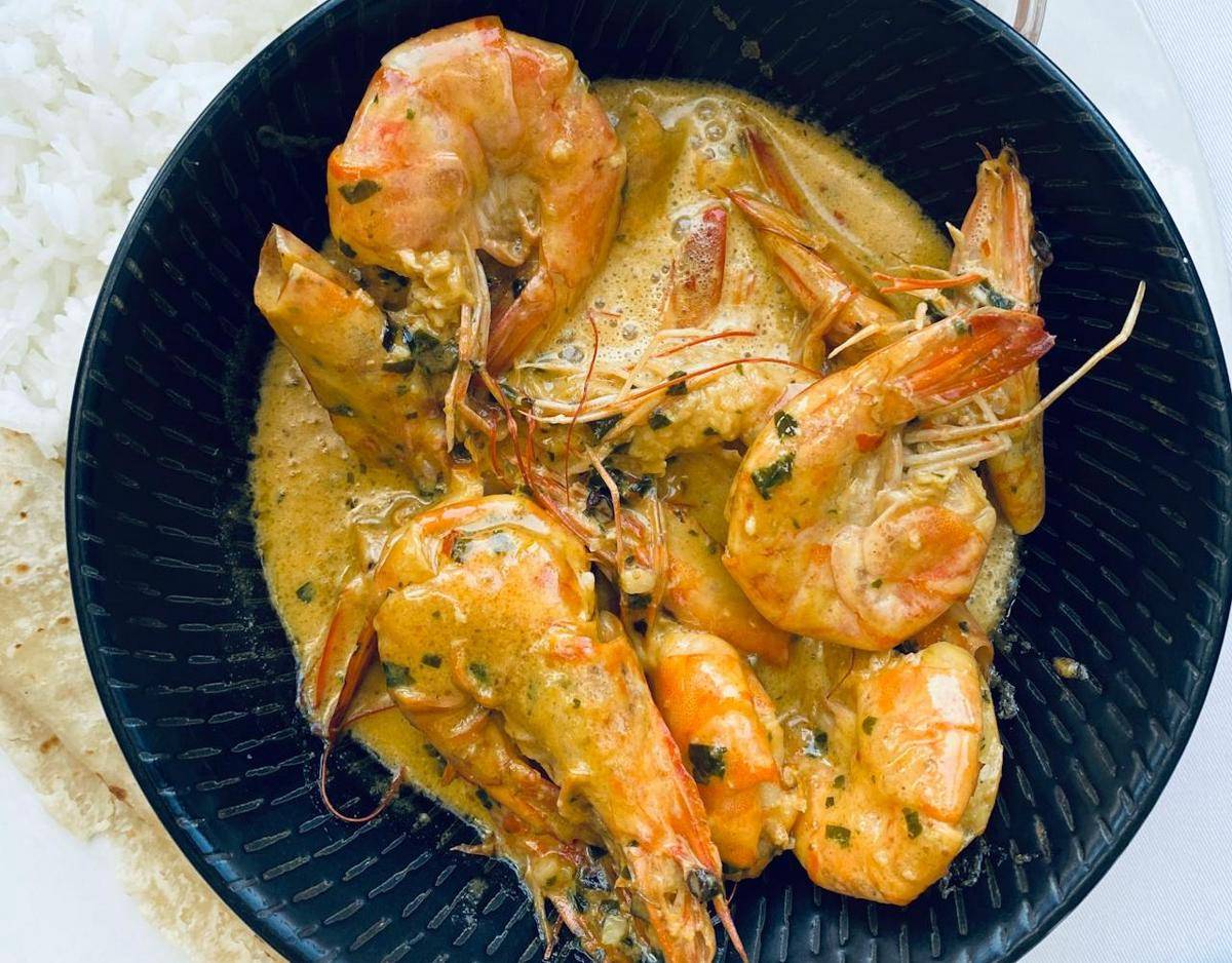 ilustrasi gulai udang