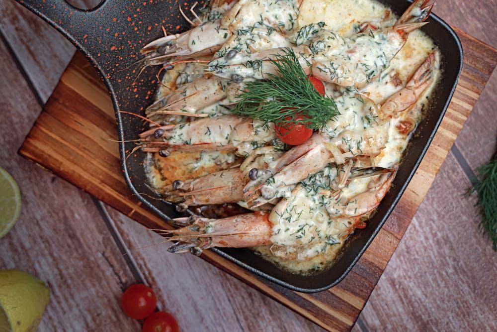 ilustrasi udang parmesan buttermilk