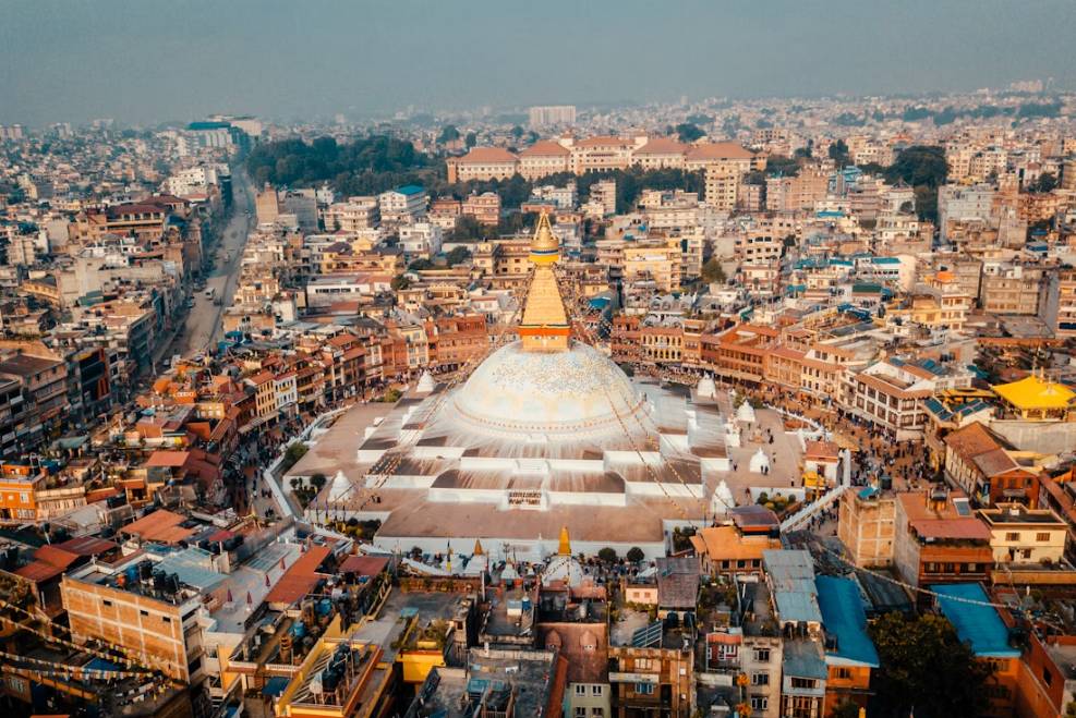 potret Kota Kathmandu, Nepal 