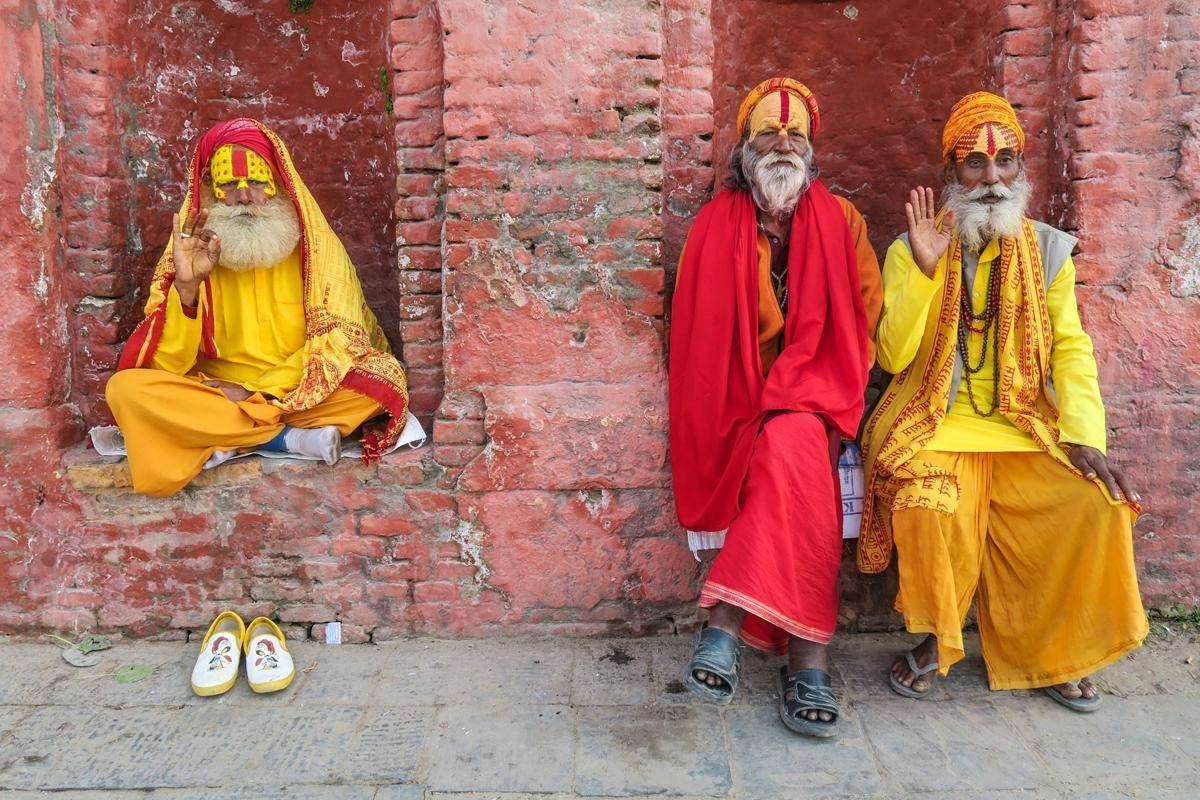 potret Kota Kathmandu, Nepal 