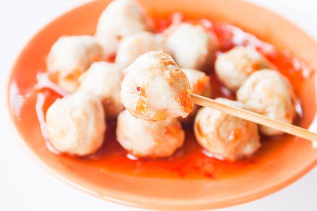 ilustrasi bakso udang