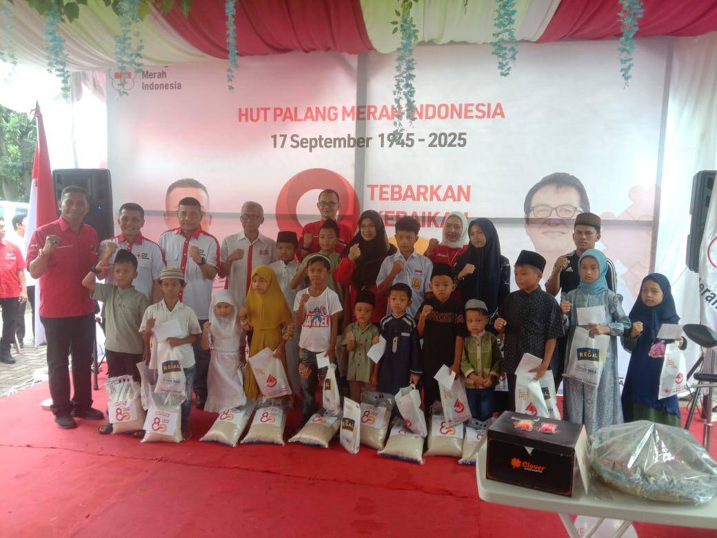 Kegiatan PMI Medan dalam rangka HUT ke-80 PMI, Rabu (17/9/2025) (IDN Times/Indah Permata Sari)