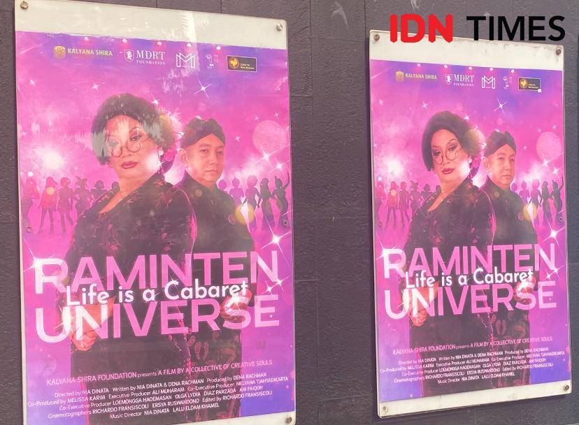 suasana penayangan film Raminten Universe: Life is a Cabaret di Jakarta, Selasa