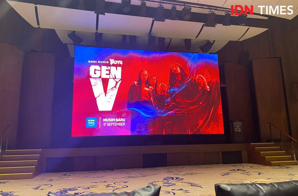 suasana pemutaran perdana serial Gen V Season 2 di Jakarta, Selasa (16/9/2025)