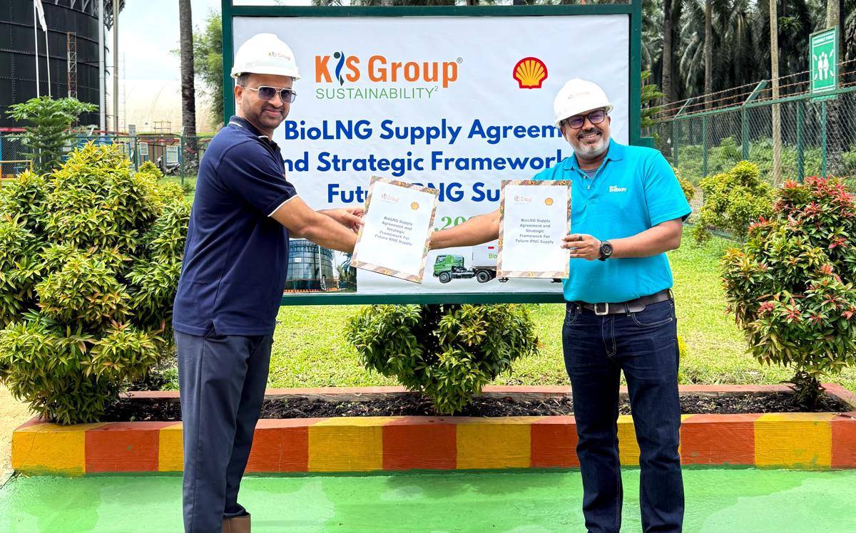 KIS resmi menandatangani perjanjian pasokan BioLNG dengan Shell Eastern Trading (Pte) Ltd di Pabrik BioCNG Blangkahan (dok.KISS)