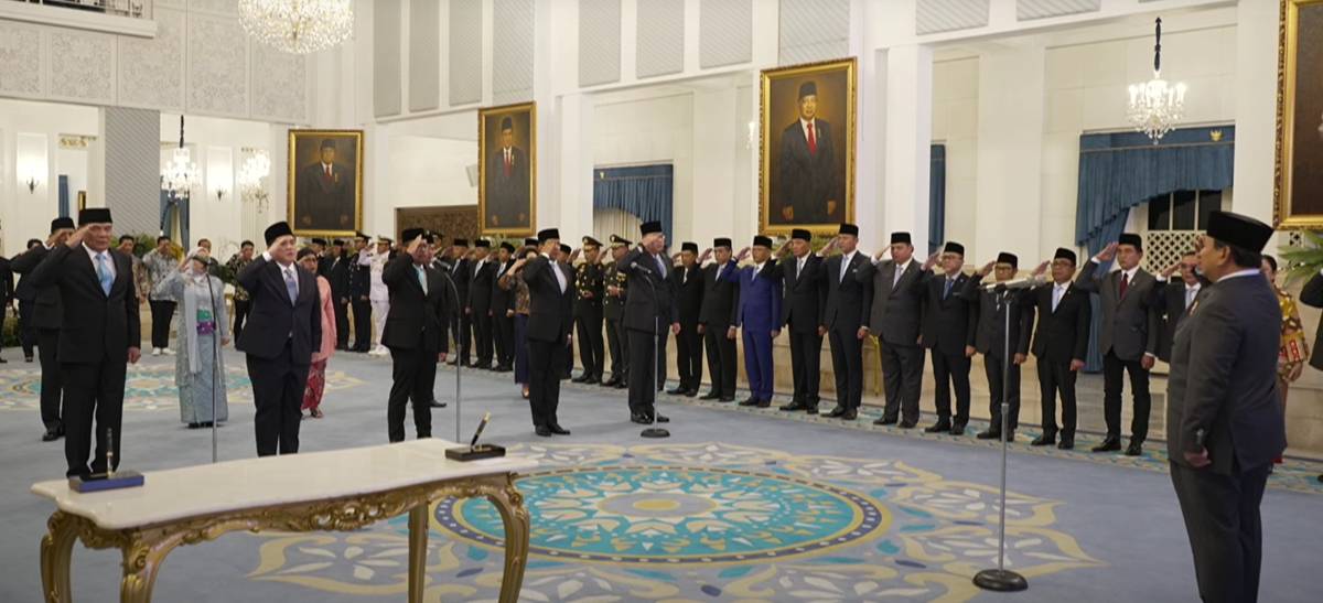Pelantikan menteri dan wamen