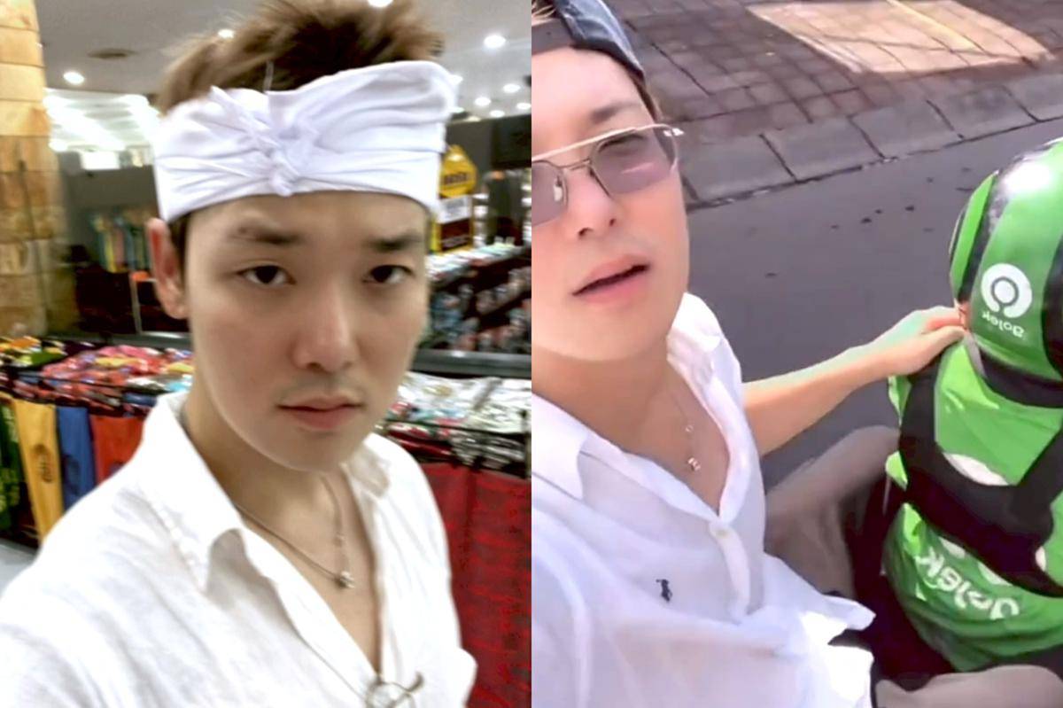 potret liburan Zelo B.A.P di Bali (instagram.com/byzelo)