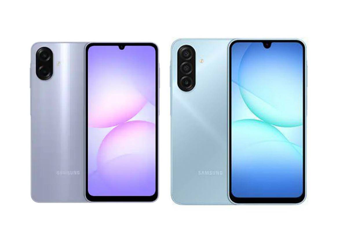 Samsung Galaxy A07 (kiri) dan Samsung Galaxy A17 4G (kanan) 