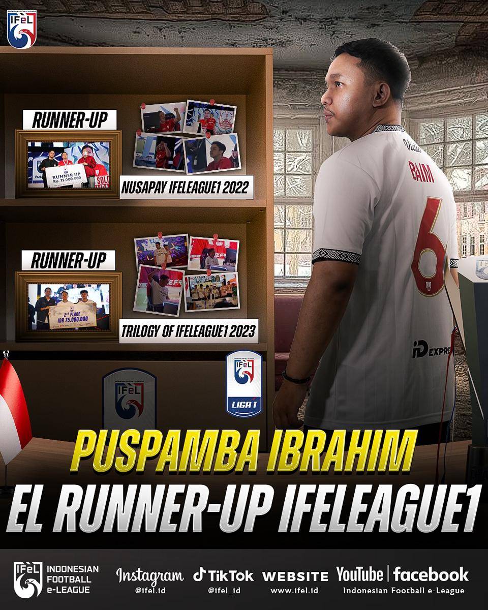 potret Puspamba Ibrahim runner-up di IFeLeague1