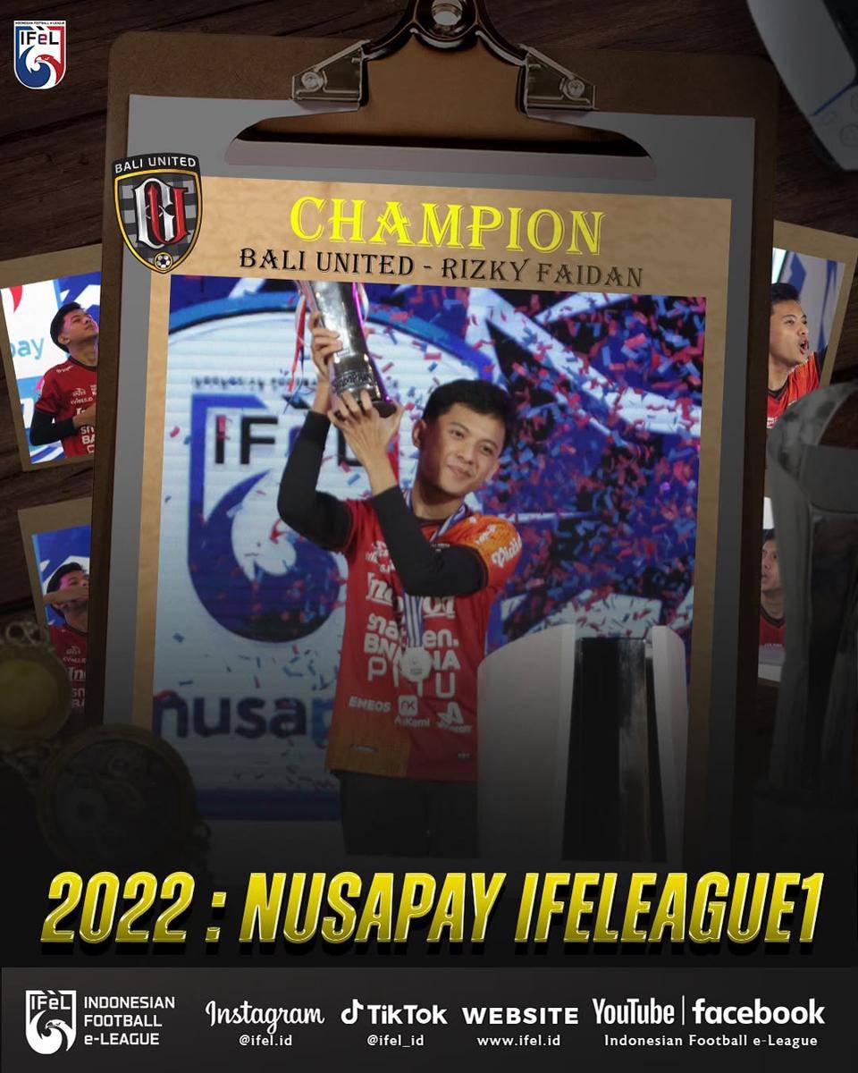 Bali United berjaya berkat kembalinya dominasi Rizky Faidan (2022) 