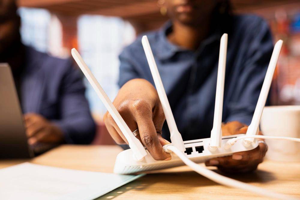 ilustrasi router WiFi