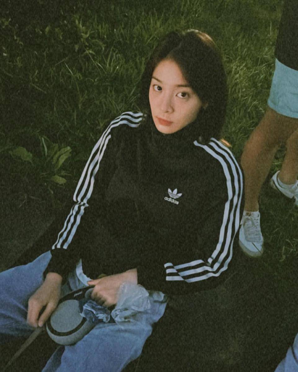 cozy outfit ala Seol In Ah