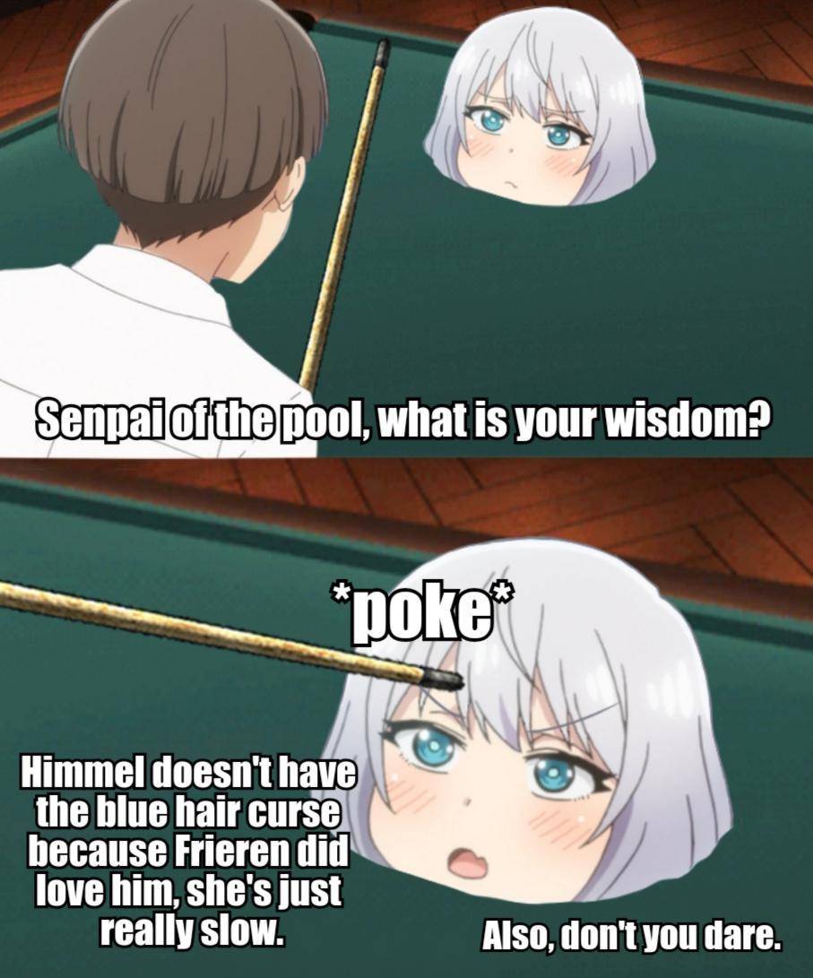 meme anime tentang kolam renang