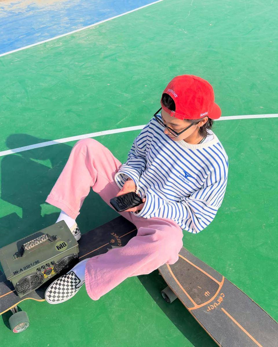 cozy outfit ala Seol In Ah