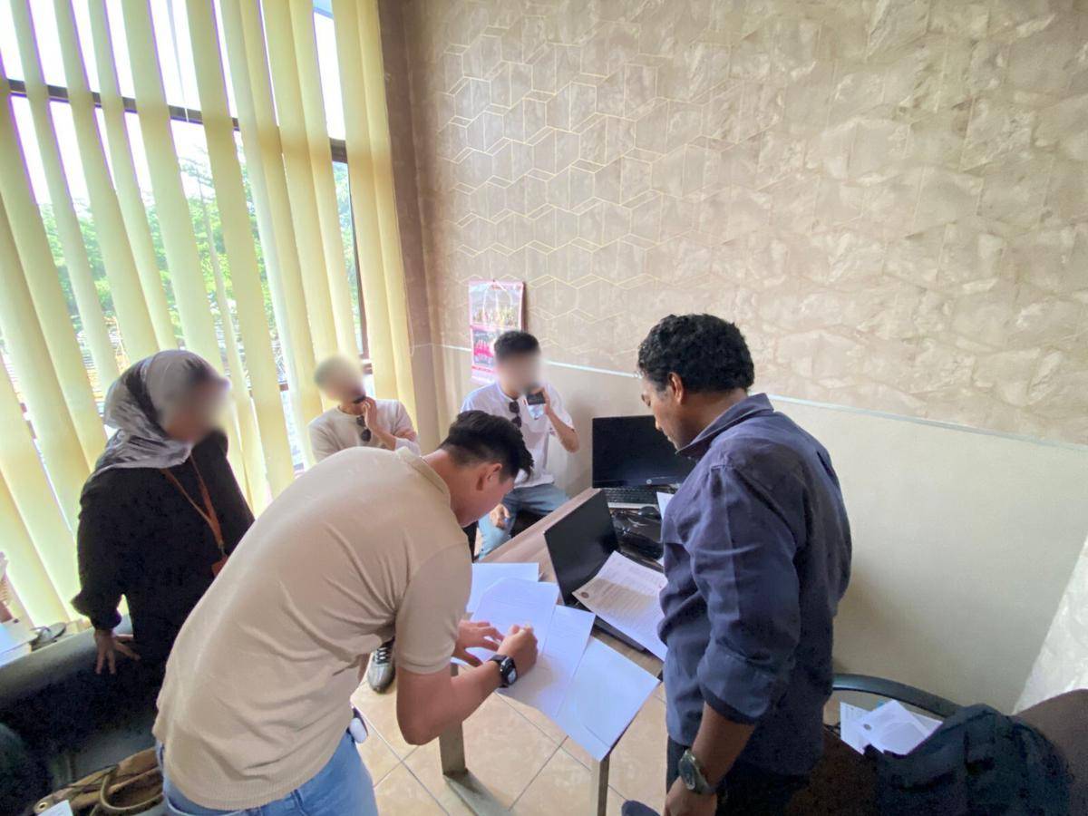 Dua WNA berkedok investor jadi tersangka. (Dok. Imigrasi Yogyakarta)