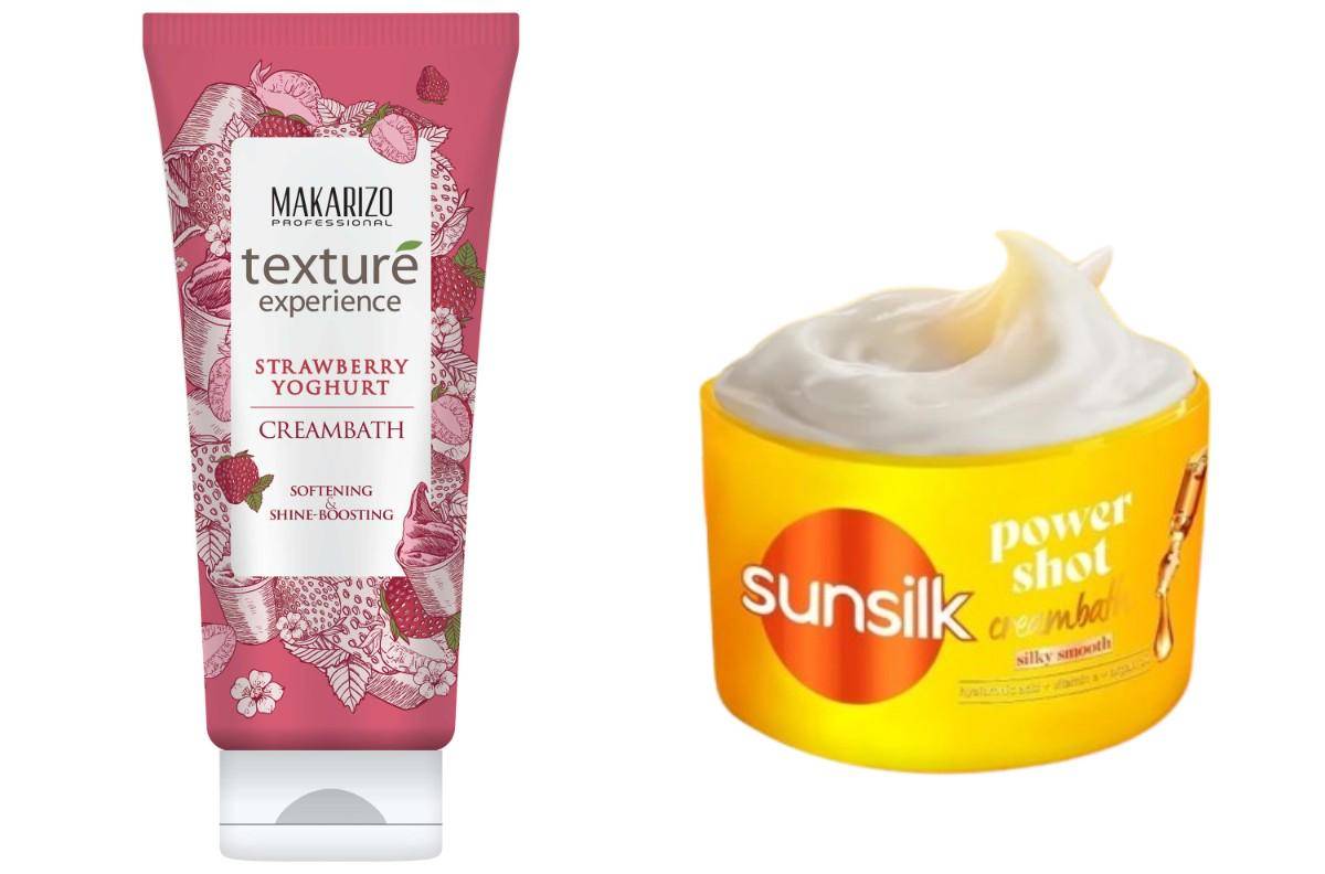 Hair creambath Makarizo dan Sunsilk (shopee.co.id/Makarizo Professional Official Shop & Unilever Beauty Shop)