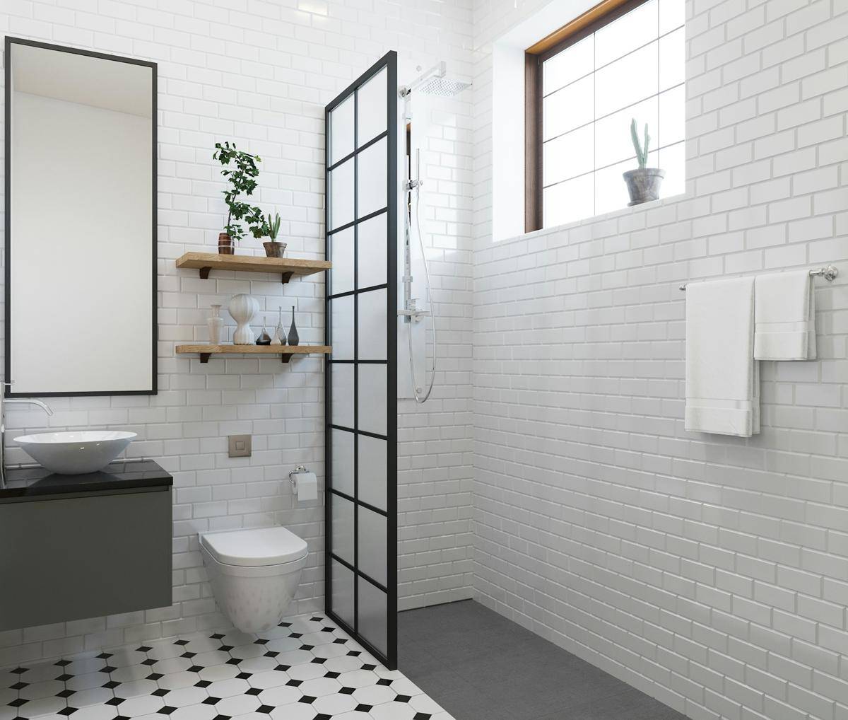 Ilustrasi kamar mandi 