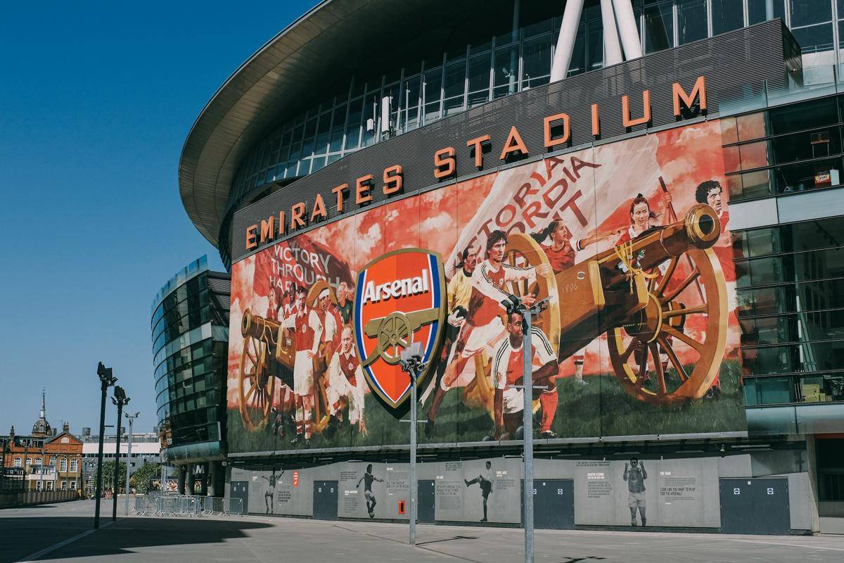 fasad Emirates Stadium, kandang Arsenal