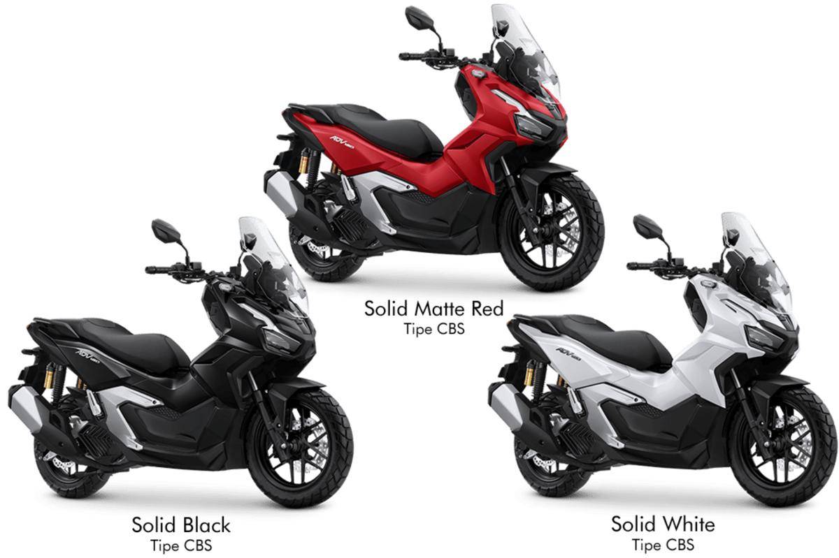 Pilihan warna Honda ADV 160 CBS (astra-honda.com)